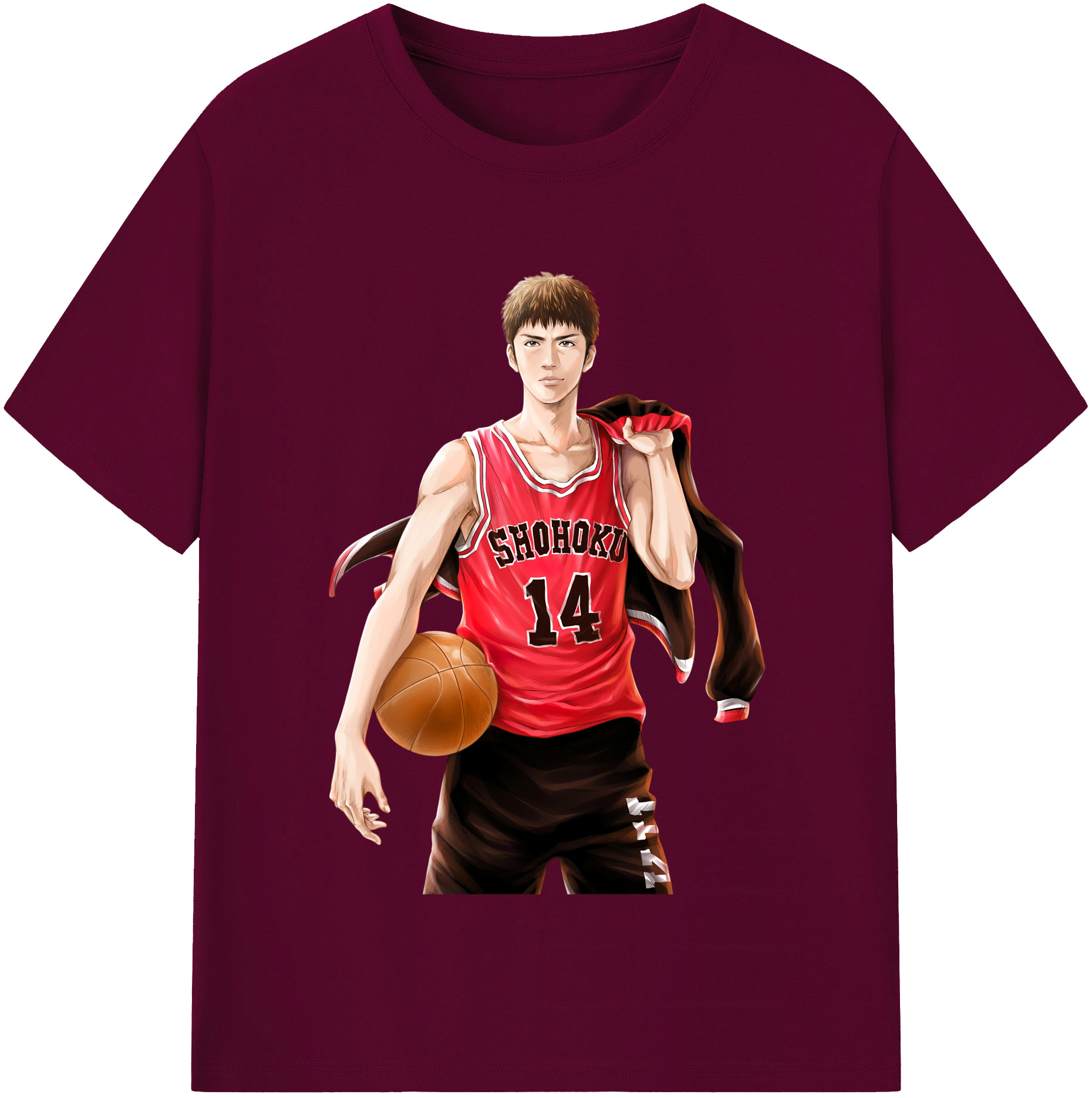 （画像用） SLAM DUNK／スラムダンク レディースカジュアルプリントTシャツ（綿100％）